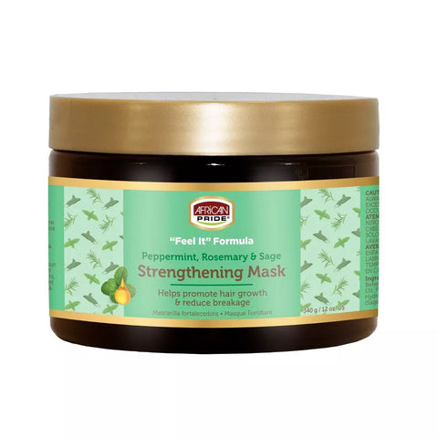 African Pride Treatments, Masks, & Deep Conditioners African Pride: Feel It Formula Strengthening Mask Hair Treatment 12oz