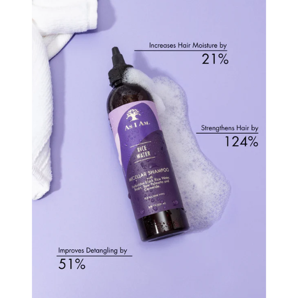 As I Am Shampoo 8oz As I Am: Rice Water Micellar Shampoo