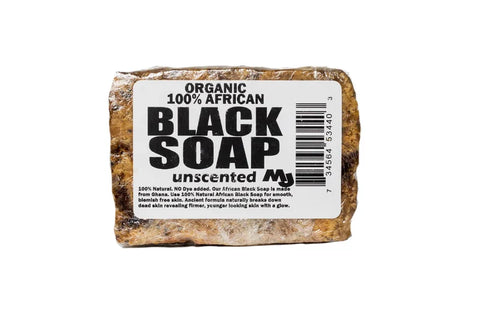 mj organics Bath & Body MJ Organics: Raw African Black Soap 5oz