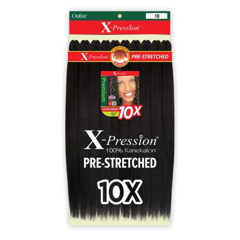 Outre Braiding Hair X-Pression: 10X Ultra Pre-Stretched Braid 52"