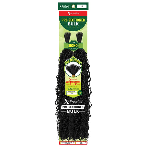 Outre Bulk Outre: X-Pression Pre-Sectioned Dominican Curl Bulk 18"