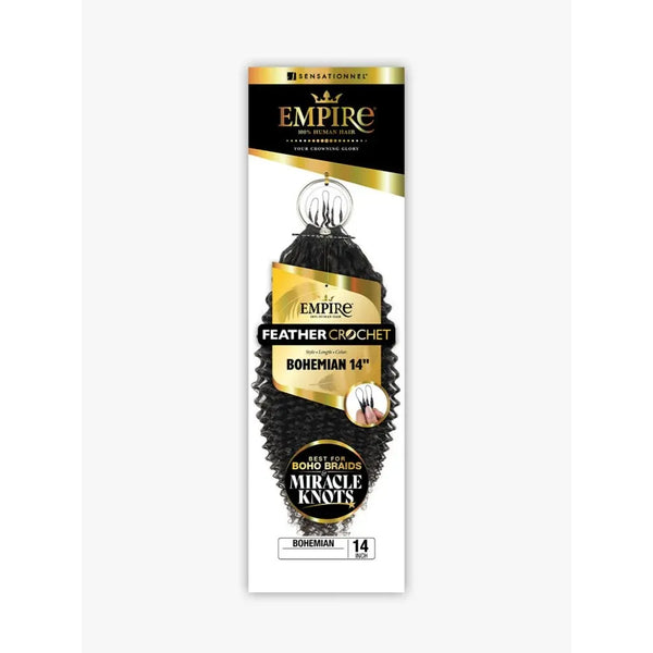 Sensationnel Human Hair Sensationnel: Empire Feather Crochet Bohemian