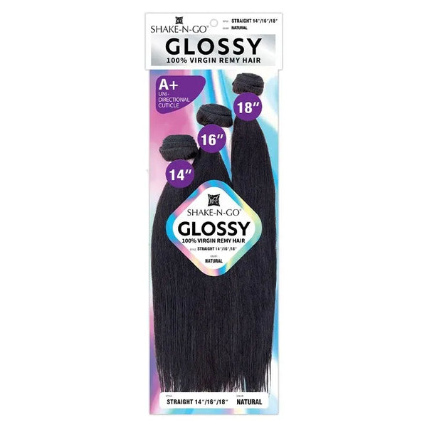 Shake N' Go Virgin Remi Hair Shake N' Go: Glossy Straight