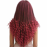 Afri-Naptural Crochet Hair #1 - Jet Black Afri-Naptural: Curly Ends Box Braid 18"