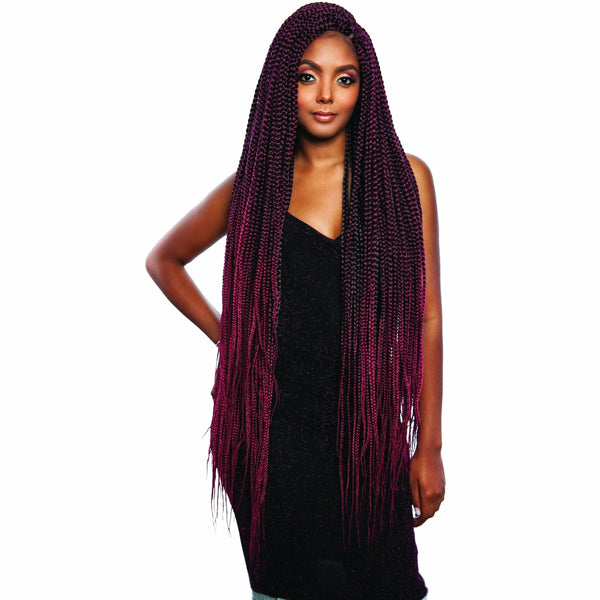 Afri-Naptural Crochet Hair Afri-Naptural: Pre-Stretched Box Braid 36” (BOX101)