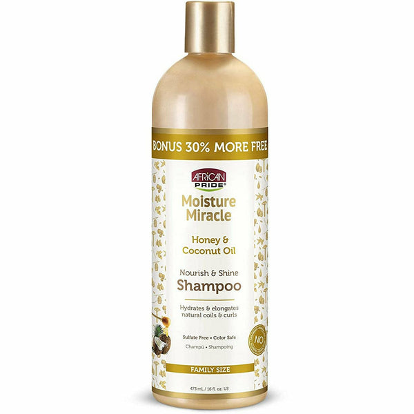 African Pride Shampoo 16oz African Pride: Honey & Coconut Oil- Nourish & Shine Shampoo 16oz