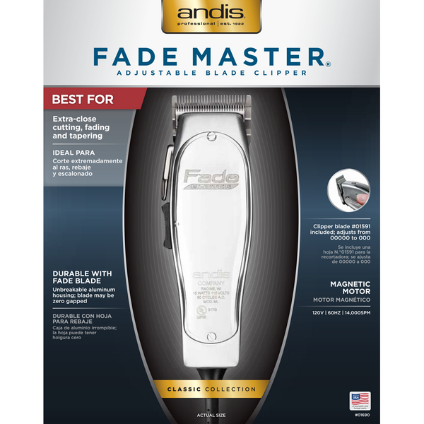 Andis Hair Clippers ANDIS: Fade Master® Adjustable Blade Clipper