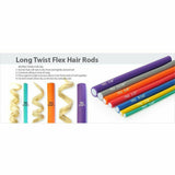 Annie Hair Accessories ANNIE: 10" Soft Twist Rollers 3/8" #1212