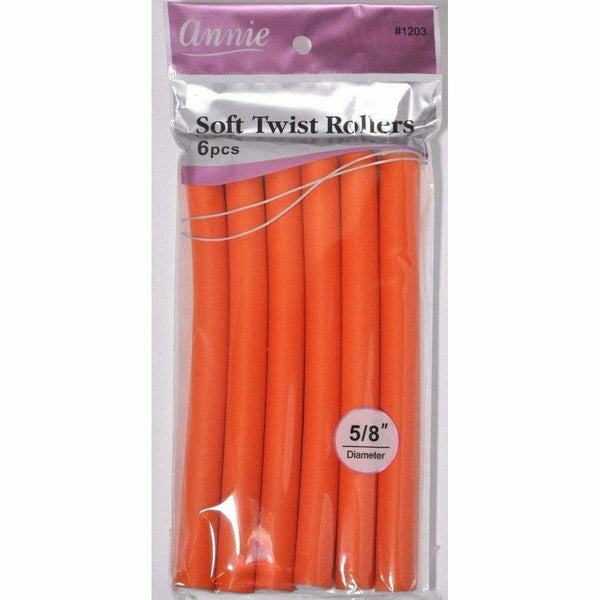Annie Hair Accessories ANNIE: Soft Twist Rollers 5/8" #1203