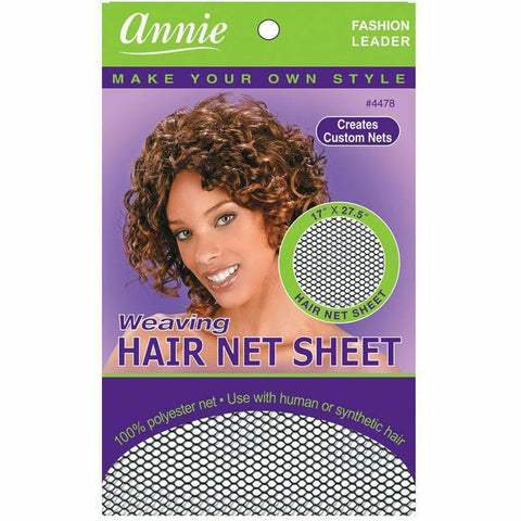 Annie Hair Accessories ANNIE: Weaving Hair Net Sheet #4478