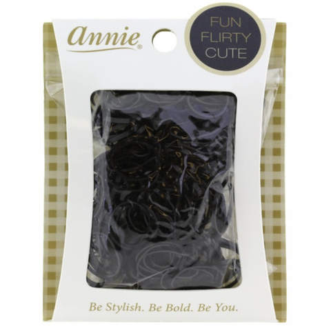 Annie Salon Tools Annie: Black Elastic Band #8551