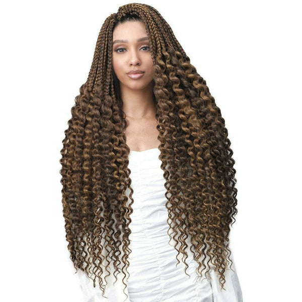 Bobbi Boss Crochet Hair Bobbi Boss: Box Braid Loose Curly Tips 28"