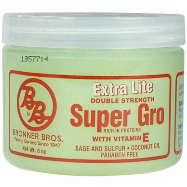 Bronner Brothers: Extra Lite Double Strength Super Gro Vitamin E 6oz