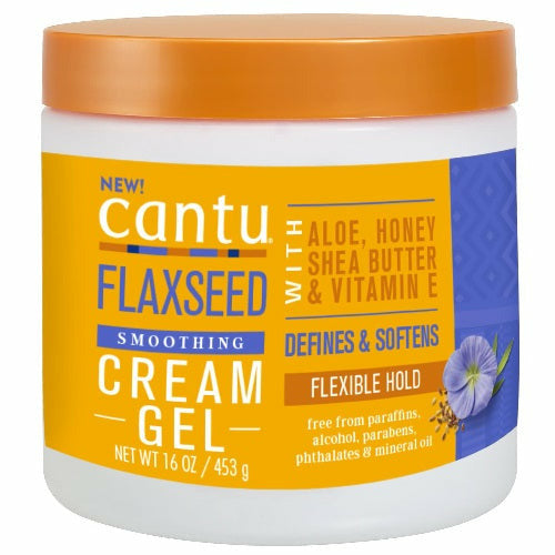 Cantu Hair Care Cantu: Flaxseed Smoothing Cream Gel 16oz