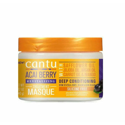Cantu Treatments, Masks, & Deep Conditioners Cantu: Acai Berry Revitalizing Deep Treatment Masque 12oz