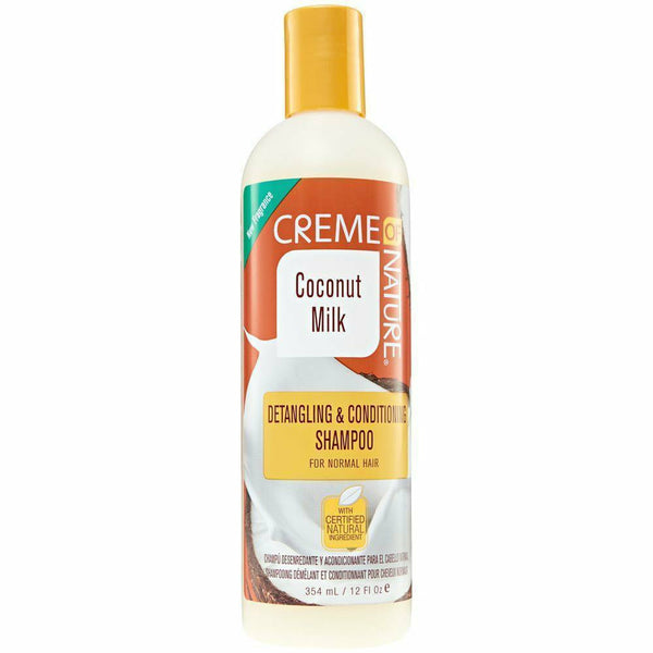 Creme of Nature Shampoo Creme of Nature: COCONUT MILK DETANGLING & CONDITIONING SHAMPOO 12 OZ