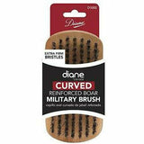Diane: Hard Curved Reinforced Boar Military Wave Brush #D1000