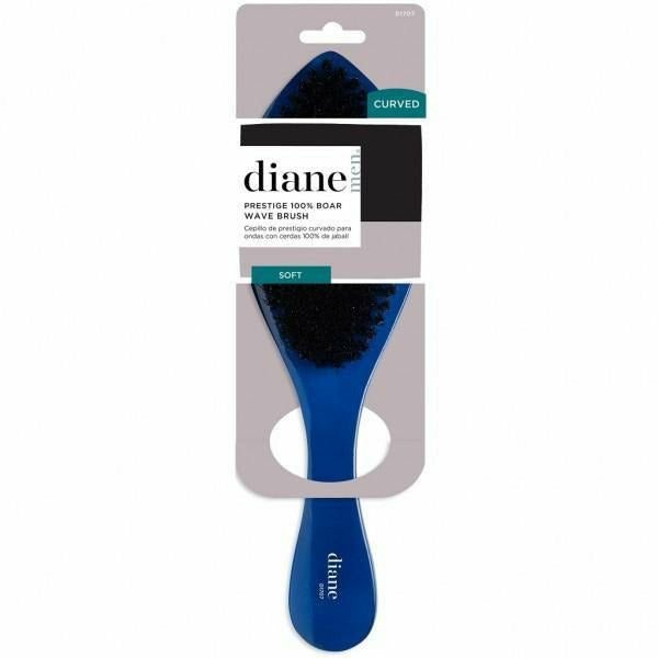 Diane: Soft Curved 100% Prestige Boar Wave Brush #D1707