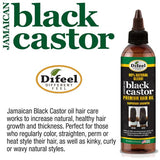Difeel Hair Care Difeel: 99% Natural Blend Jamaican Black Castor Hair Oil 8oz