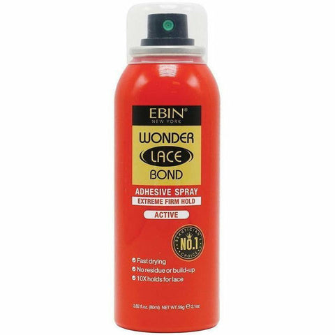 Ebin New York Styling Product 2.82oz Wonder Lace Bond Wig Adhesive Spray - Extreme Firm Hold