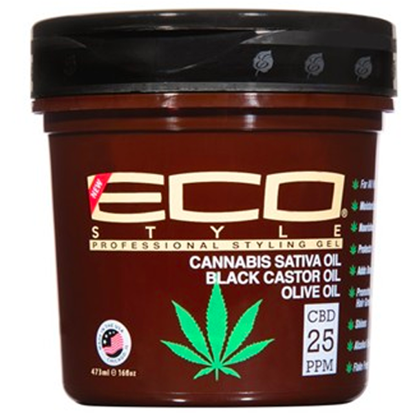 Eco Style Hair Care 8oz Eco Style: Cannabis Sativa Oil Styling Gel