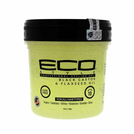 Eco Style Styling Product Eco Style Gel - Black Castor Flaxseed Oil