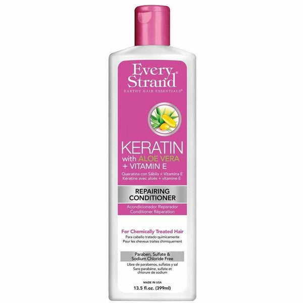 Every Strand Hair Care Every Strand: Keratin with Aloe Vera + Vitamin E Repairing Conditioner 13.5oz