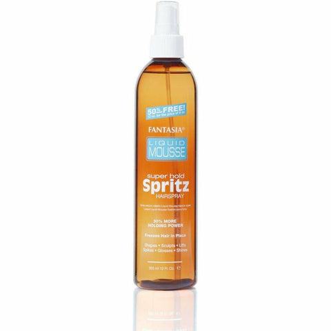 Fantasia Styling Product FANTASIA: Liquid Mousse Super Hold Spritz Hairspray 12oz