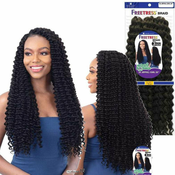 FreeTress Crochet Hair FreeTress: 3X Joyful Curl 20" Crochet Braids