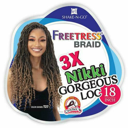 FreeTress Crochet Hair FreeTress: 3X Nikki Gorgeous Loc 18" Crochet Braids