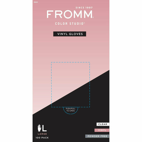 Fromm: Vinyl Clear Powder-Free Gloves