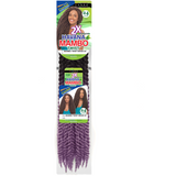 Janet Collection Crochet Hair #OET2/PURP- Purple Ombre' JANET COLLECTION™: 24" 2X Havana Mambo Twist 100% Kanekalon/Toyokalon