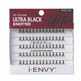 Kiss Cosmetics KPE01UB - Ultra Black Short Kiss: i Envy Ultra Black Knotted Individual Lash Extensions