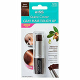 Kiss Hair Color Dark Brown LGC03 Red by Kiss: Quick Cover Gray Hair Touch Up Stick