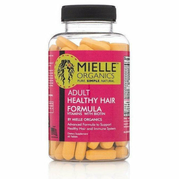 Mielle Organics Styling Product Adult Healthy Hair Formula 60 Tablets