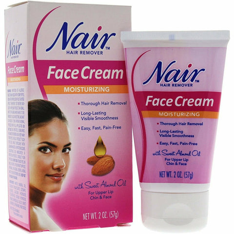 Nair Bath & Body Nair: Hair Remover Moisturizing Face Cream 2oz.
