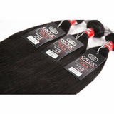 Onyx Virgin Human Hair 12”+14”+16" Onyx: 100% Virgin Brazilian Remi 3 Pack - Straight