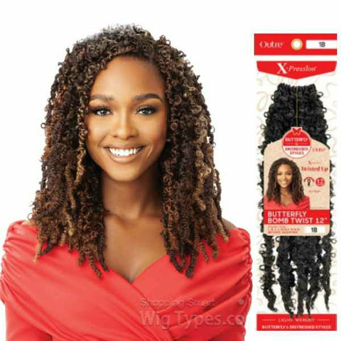 Outre Crochet Hair Outre: Xpression Twisted Up Butterfly Bomb Twist 12" Crochet Braids
