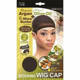 Qfitt Hair Accessories #802 Brown QFITT: Organic 3-in-1 Triple Nutrition Stocking Wig Cap
