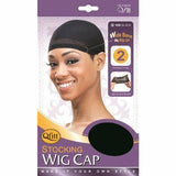 Qfitt Hair Accessories Black #100 Qfitt: Stocking Wig Cap 2pcs.