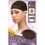 Qfitt Hair Accessories Dark Brown #142 Qfitt: Stocking Wig Cap 2pcs.