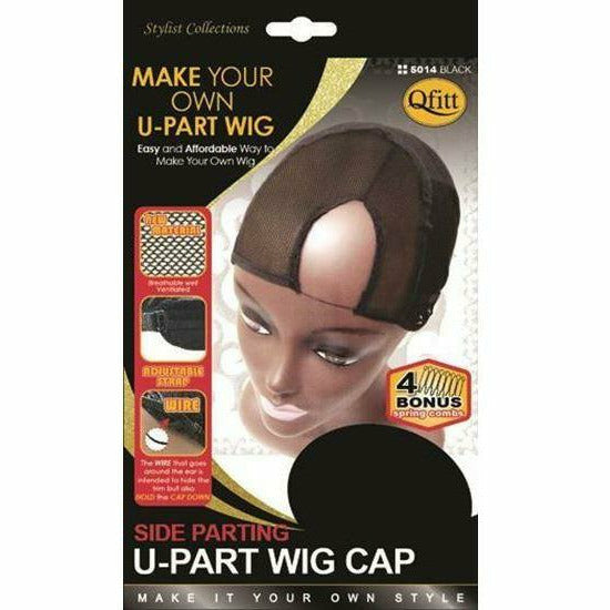 QFITT: Side Parting U-Part Wig Cap #5014