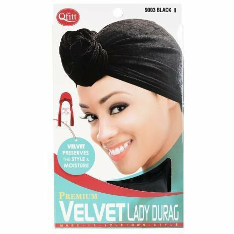 Qfitt Hair Accessories QFITT: Velvet Lady Durag
