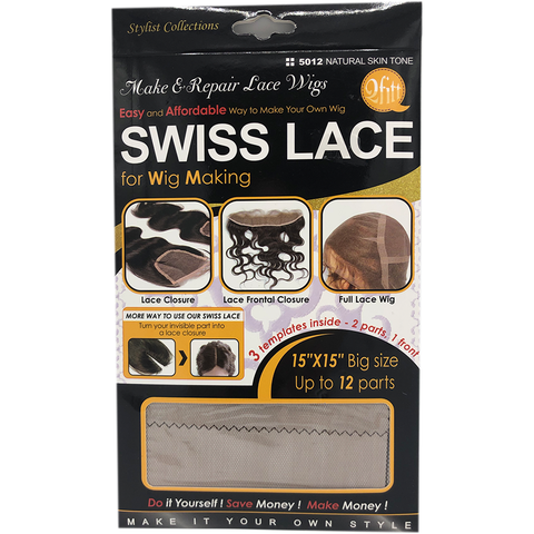 Qfitt Salon Tools Qfitt: #5012 Swiss Lace for Wig Making