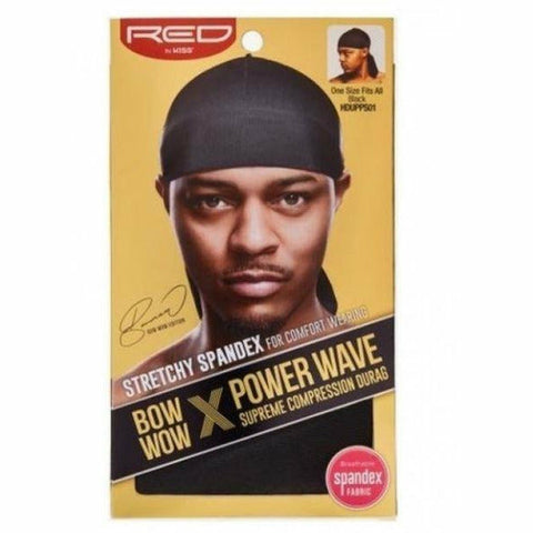 RED Hair Accessories RED: BOW WOW POWER WAVE DURAG