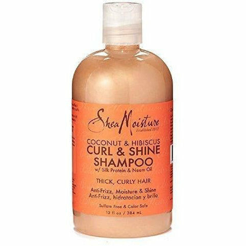 Shea Moisture Hair Care SHEA MOISTURE: Coconut & Hibiscus Curl & Shine Shampoo 13oz