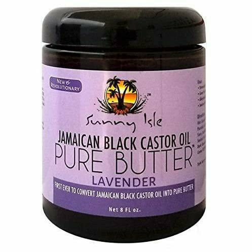 Sunny Isle: Jamaican Black Castor Oil Pure Butter Lavender 4oz