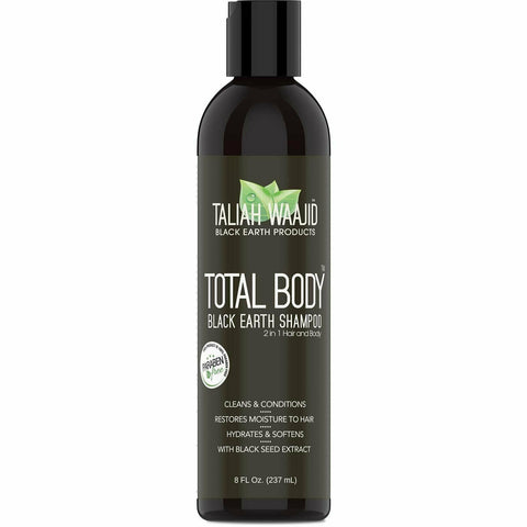 Taliah Waajid: Total Body Black Earth Shampoo 2-IN-1 Hair and Body 8oz