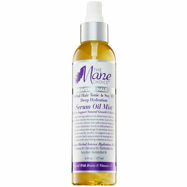 The Mane Choice Hair Care The Mane Choice: Heavenly Halo Herbal Hair Tonic & Soy Milk Deep Hydration Serum Oil Mist 6oz