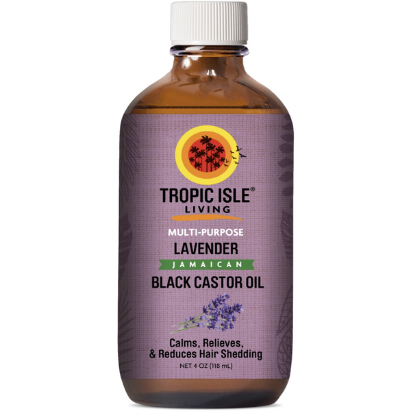 Tropic Isle Living: Multi-Purpose Lavender Jamaican Black Castor Oil 4oz